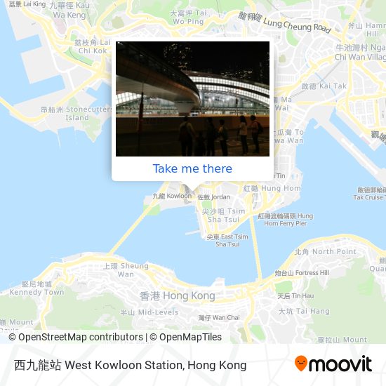 西九龍站 West Kowloon Station map