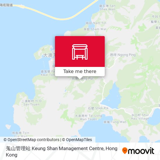 羗山管理站 Keung Shan Management Centre map