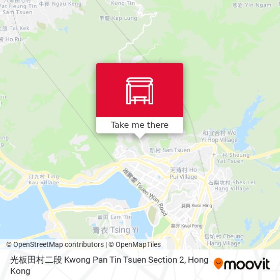 光板田村二段 Kwong Pan Tin Tsuen Section 2 map