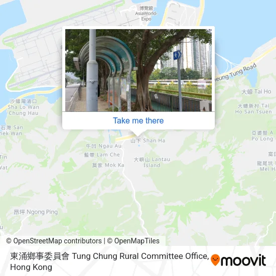 東涌鄉事委員會 Tung Chung Rural Committee Office map
