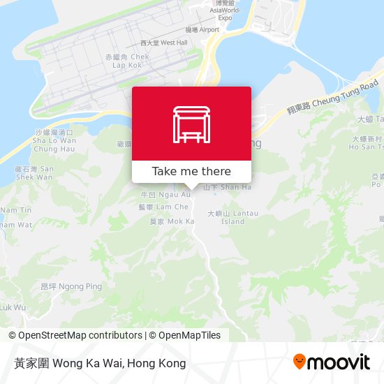 黃家圍 Wong Ka Wai map