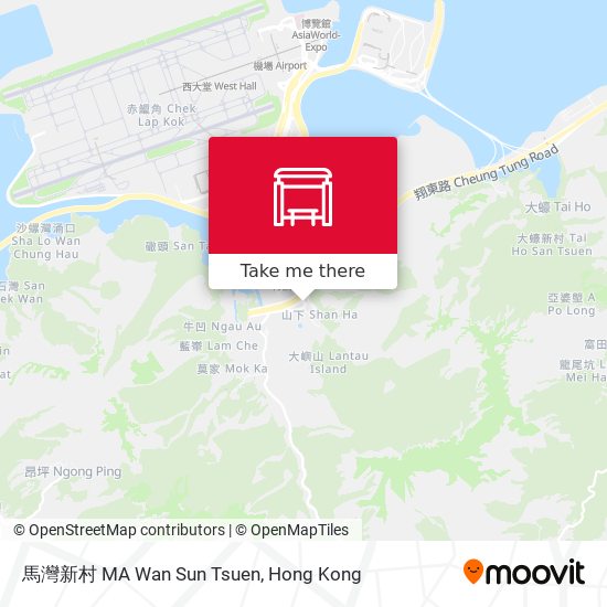 馬灣新村 MA Wan Sun Tsuen map