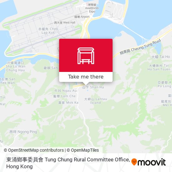東涌鄉事委員會 Tung Chung Rural Committee Office map