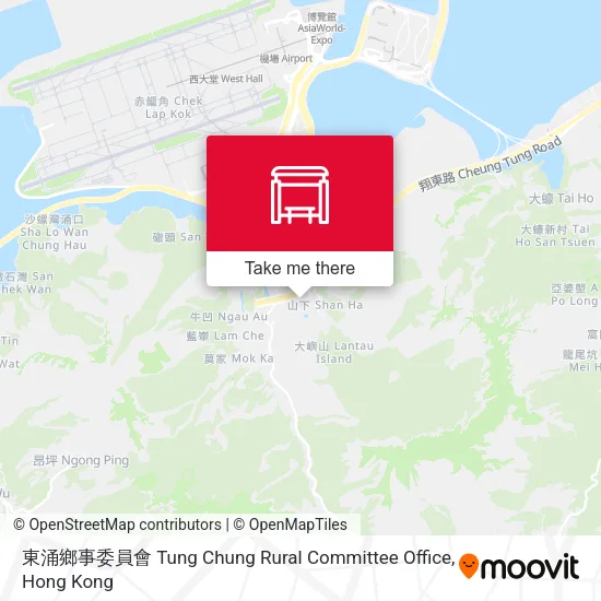 東涌鄉事委員會 Tung Chung Rural Committee Office map