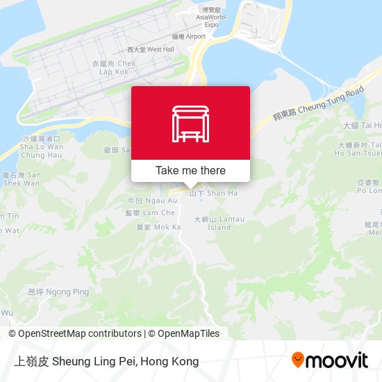 上嶺皮 Sheung Ling Pei map