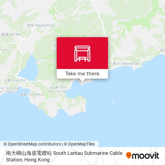 南大嶼山海底電纜站 South Lantau Submarine Cable Station map