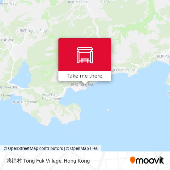 塘福村 Tong Fuk Village map