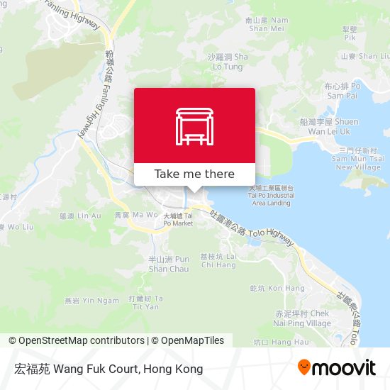 宏福苑 Wang Fuk Court map