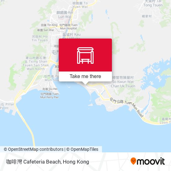 咖啡灣 Cafeteria Beach map