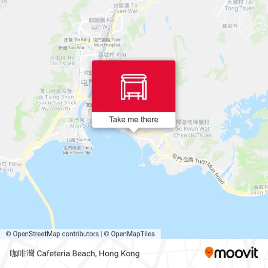 咖啡灣 Cafeteria Beach地圖