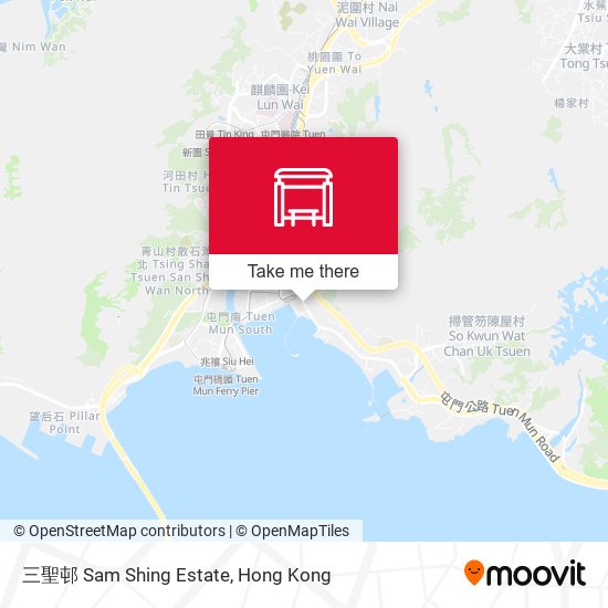 三聖邨 Sam Shing Estate map