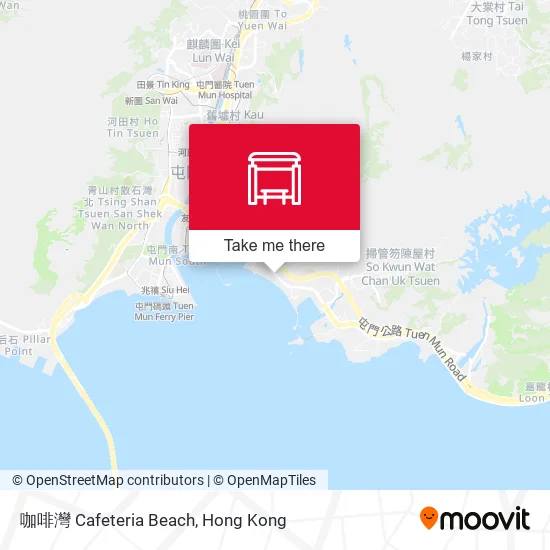咖啡灣 Cafeteria Beach地圖