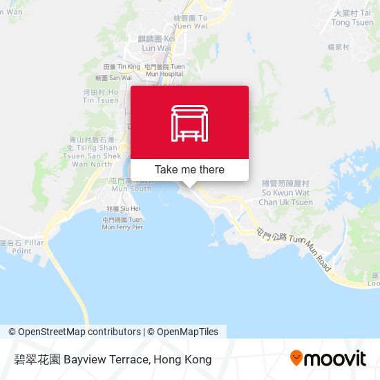 碧翠花園 Bayview Terrace map