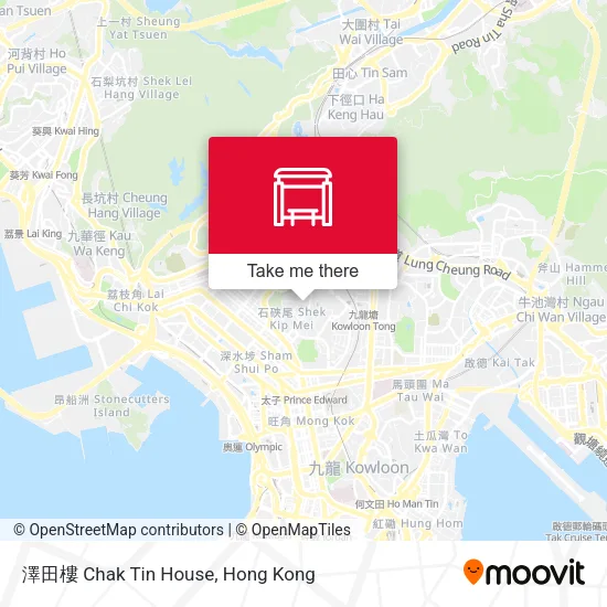 澤田樓 Chak Tin House map