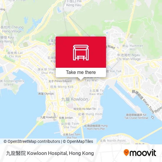 九龍醫院 Kowloon Hospital地圖
