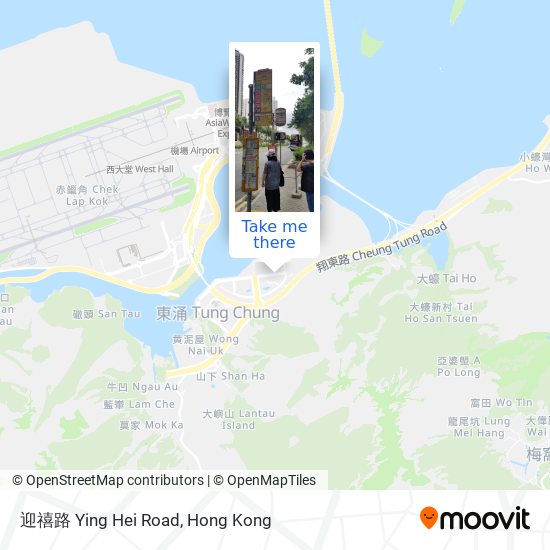 迎禧路 Ying Hei Road map