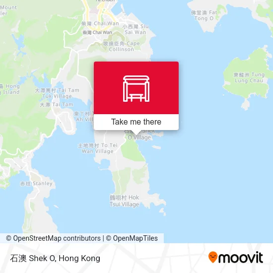 石澳 Shek O map