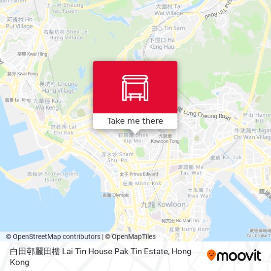 白田邨麗田樓 Lai Tin House Pak Tin Estate map