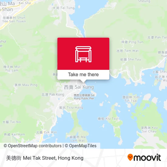 美德街 Mei Tak Street map