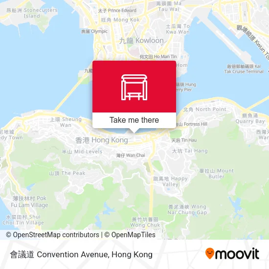 會議道 Convention Avenue map