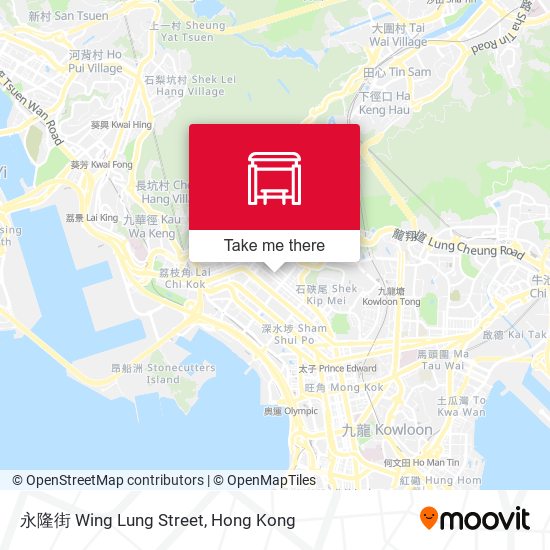永隆街 Wing Lung Street map