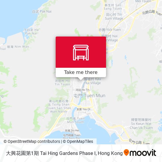 大興花園第1期 Tai Hing Gardens Phase I map