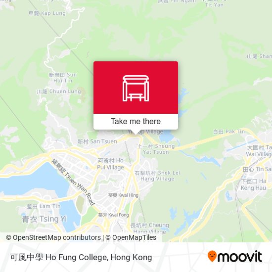 可風中學 Ho Fung College map