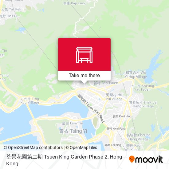 荃景花園第二期 Tsuen King Garden Phase 2 map