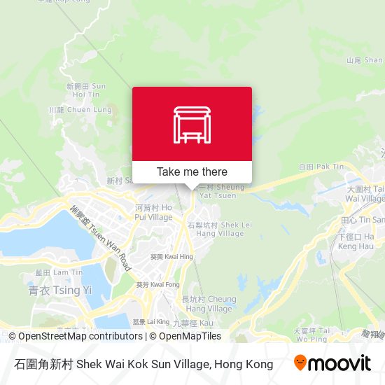 石圍角新村 Shek Wai Kok Sun Village map