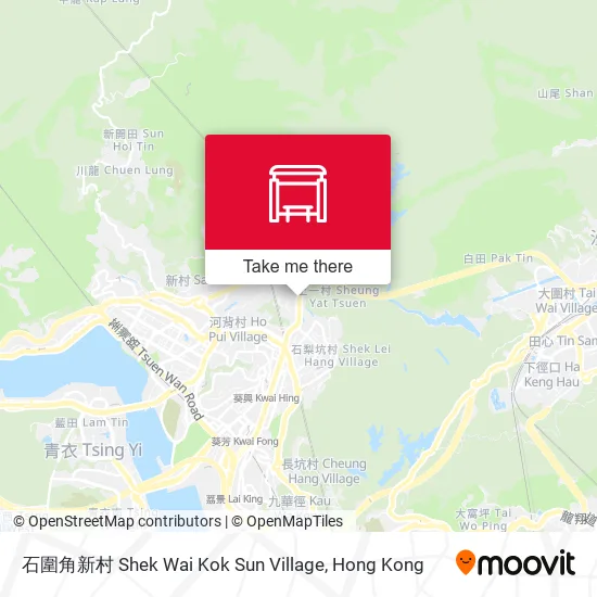 石圍角新村 Shek Wai Kok Sun Village地圖