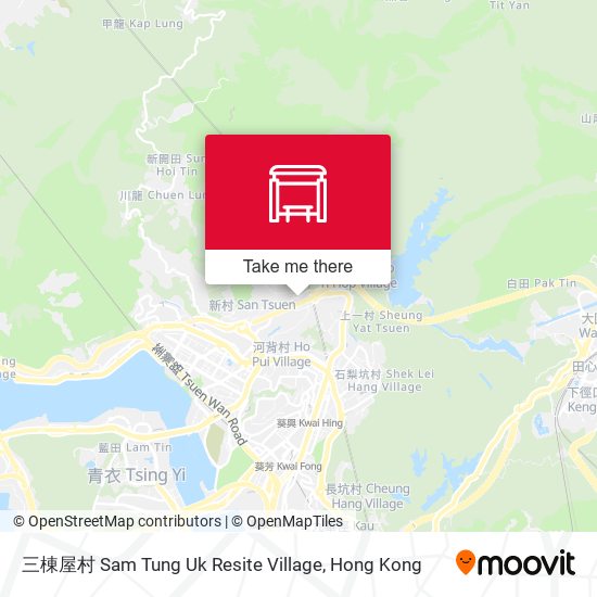 三棟屋村 Sam Tung Uk Resite Village map