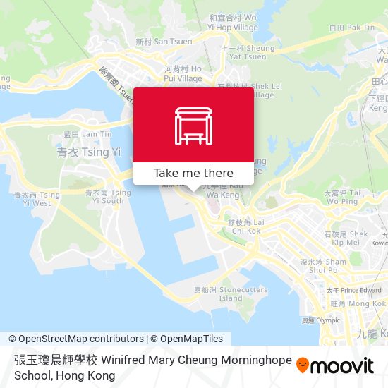 張玉瓊晨輝學校 Winifred Mary Cheung Morninghope School地圖