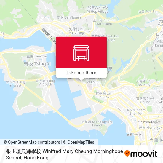 張玉瓊晨輝學校 Winifred Mary Cheung Morninghope School地圖