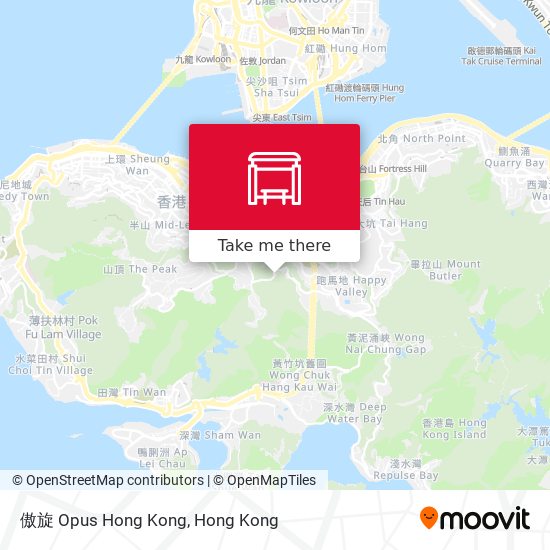 傲旋 Opus Hong Kong map