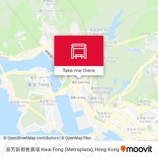 葵芳新都會廣場 Kwai Fong (Metroplaza) map