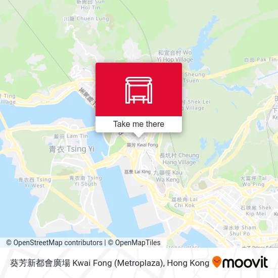 葵芳新都會廣場 Kwai Fong (Metroplaza)地圖
