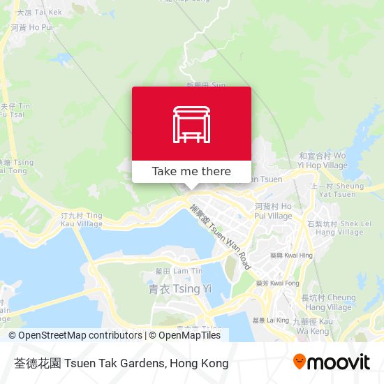 荃德花園 Tsuen Tak Gardens map