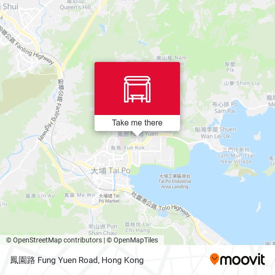 鳳園路 Fung Yuen Road map