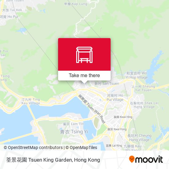 荃景花園 Tsuen King Garden map