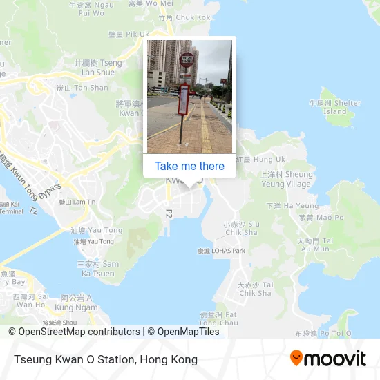 將軍澳站 Tseung Kwan O Station map