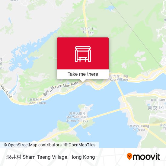 深井村 Sham Tseng Village map
