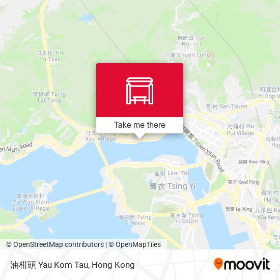 油柑頭 Yau Kom Tau map