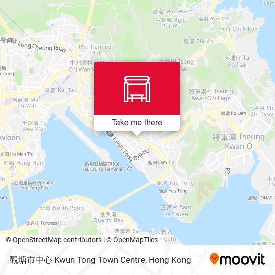 觀塘市中心 Kwun Tong Town Centre map