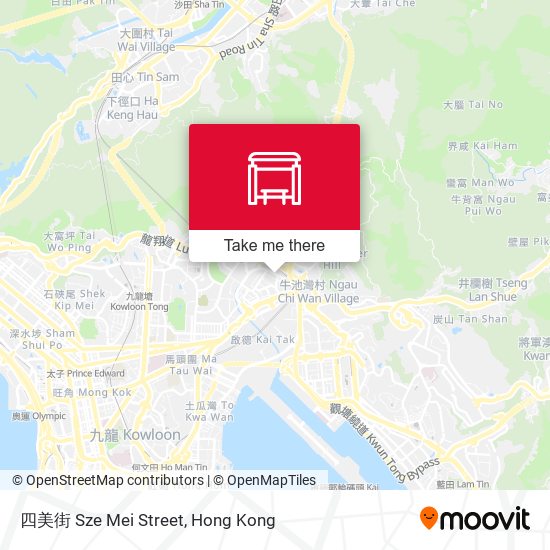 四美街 Sze Mei Street map