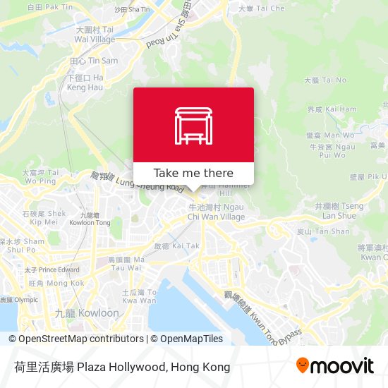 荷里活廣場 Plaza Hollywood map