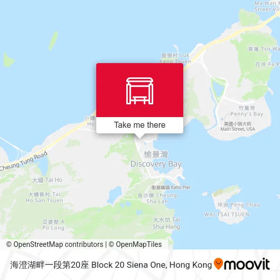 海澄湖畔一段第20座 Block 20 Siena One地圖
