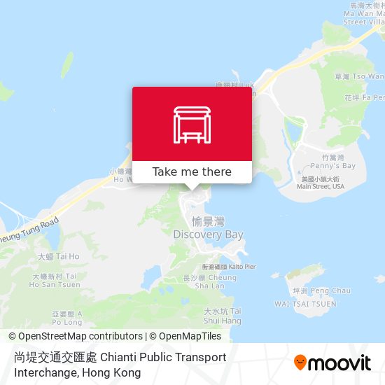尚堤交通交匯處 Chianti Public Transport Interchange map