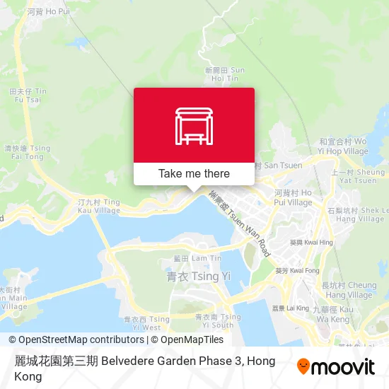 麗城花園第三期 Belvedere Garden Phase 3 map