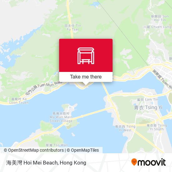海美灣 Hoi Mei Beach map