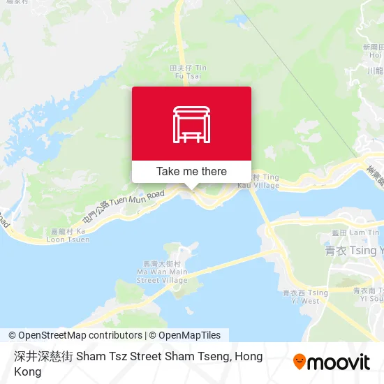 深井深慈街 Sham Tsz Street Sham Tseng地圖